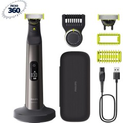 Тример для бороди та вусів/ Тример для тіла (бодігрумер) Philips OneBlade Pro 360 QP6652/61