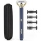 Тример для бороди та вусів BaByliss X-Blade Super-X Metal Navy&Gold Edition OT992E