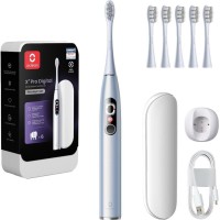 Электрическая зубная щетка Oclean X Plus Pro Digital Silver (6970810556179)