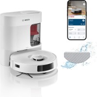 Робот-пилосос з вологим прибиранням Bosch Spotless+ BCRD1W