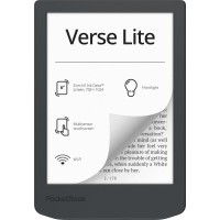 Електронна книга з підсвічуванням PocketBook 619 Verse Lite Midnight Grey (PB619-T-CIS)