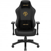 Крісло для геймера Anda Seat Phantom 3 L Black & Gold (AD18Y-06-B-PVC)