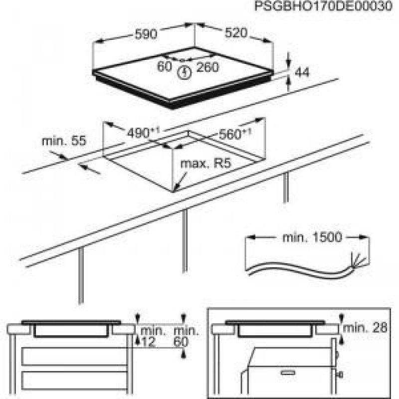 Варочная поверхность электрическая Electrolux EIV654