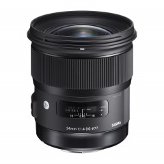 Ширококутний об'єктив Sigma AF 24mm f/1,4 DG HSM Art (a015) Canon (00-85126-40154-2)