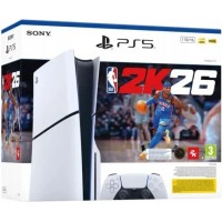 Стаціонарна ігрова приставка Sony PlayStation 5 Slim 1TB NBA 2K26 Bundle (711719020134)