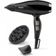 Фен Babyliss Air Power Pro, 2300Вт, 3 режима, диффузор, иониз-я, холл. обдув, керамика, черно-розовый