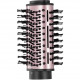 Фен-щетка Ardesto Brush Pink Touch, 1200Вт, 2 скорости, 2 темп. режимы, LED-дисплей, функция ионизации, 4 насадки, серый+розовый