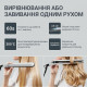 Фен+выпрямитель Rowenta набор Pure Collection, 2200Вт, 2 режима, диффузор, щипцы для волос (200°С, керамика), бело-черный