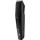 Триммер Philips Beardtrimmer series 5000, для бороды и усов, сеть+акум., насадок-2, чехол, сталь, черный