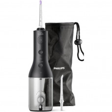 Іригатор Philips портативний Sonicare Cordless Power Flosser 3000, чаша 250 мл, чохол, 2 насадки , чорний