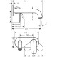 Змішувач для раковини Hansgrohe Vernis Shape 71578000