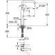 Змішувач для раковини GROHE Essence 32901GL1