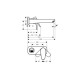 Змішувач для раковини Hansgrohe Talis E 71734340