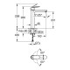 Змішувач для раковини GROHE Eurosmart Cosmopolitan XL-size 23921000