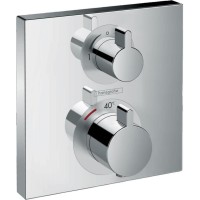 Змішувач для душової кабіни(душа) Hansgrohe Ecostat Square 15714000