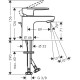 Змішувач для раковини Hansgrohe Vernis Blend 71550670