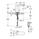Змішувач для раковини GROHE Eurosmart Cosmopolitan E 36325002