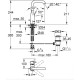 Змішувач для раковини GROHE Essence 32628GL1