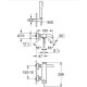 Змішувач для ванни GROHE Essence 33628001