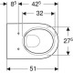 Унітаз Geberit Acanto 500.600.01.2