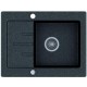 Кухонна мийка KERNAU KGS M 4565 1B1D BLACK METALLIC