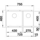 Кухонна мийка Blanco Subline 430/270-U 523155