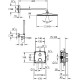 Душова система прихованого монтажу GROHE Grohtherm 34870000