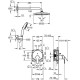 Душова система прихованого монтажу GROHE Eurosmart 25288000