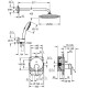 Душова система прихованого монтажу GROHE QuickFix Start 25292000