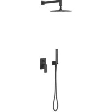 Душова система прихованого монтажу Excellent Keria Black AREX.SET.2045BL