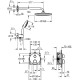 Душова система прихованого монтажу GROHE QuickFix Precision Start 250 348832430