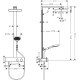 Душова система Hansgrohe Rainfinity Showerpipe 250 1jet 28742000