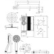 Душова система прихованого монтажу OMNIRES SYSYT01XCR