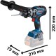 Шурупокрут Bosch GSB 18V-150 C Professional (06019J5102)