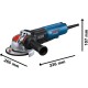 Болгарка (кутова шліфувальна) Bosch GWX 17-125 PSB (06017D3700)