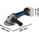 Болгарка (кутова шліфувальна) Bosch GWS 18V-10 SC L-Boxx 136 (06019G340B)