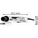 Болгарка (кутова шліфувальна) Bosch GWX 19-125 S (06017C8002)
