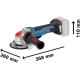Болгарка (кутова шліфувальна) Bosch GWX 18V-10 PSC (06017B0800)