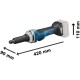 Прямая шлифмашина Bosch GGS 18 V-23 PLC (0601229200)