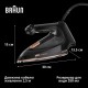Утюг с паром Braun FreeStyle 7 FI 7276 BK