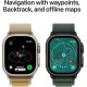 Смарт-годинник Apple Watch Ultra 2 GPS + Cellular 49mm Black Titan. Case w. Dark Green Alpine Loop - Medium (MX4R3)