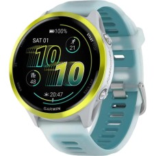 Смарт-годинник Garmin Forerunner 570 47mm Amp Yellow Aluminum w. Translucent Whitestone/Turquoise Band (010-02971-01)