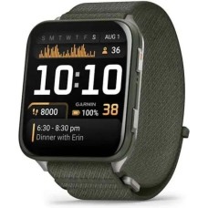 Смарт-часы Garmin Venu X1 Moss with Titanium Caseback and Moss ComfortFit Nylon Band (010-02980-01/03)