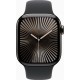 Смарт-годинник Apple Watch Series 10 GPS + Cellular 42mm Slate Titanium Case w. Black Sport Band - M/L (MWXH3)