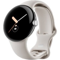 Смарт-часы Google Pixel Watch LTE Polished Silver Case/Chalk Active Band