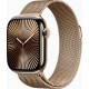 Смарт-годинник Apple Watch Series 10 GPS + Cellular 42mm Gold Titanium Case w. Gold Milanese Loop (MX083)