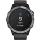 Смарт-годинник Garmin Fenix 6 Solar Silver with black band (010-02410-00)