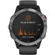 Смарт-годинник Garmin Fenix 6 Solar Silver with black band (010-02410-00)