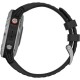 Смарт-годинник Garmin Fenix 6 Solar Silver with black band (010-02410-00)