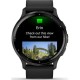 Смарт-годинник Garmin Venu 3 Slate S. Steel Bezel w. Black Case and Leather Band (010-02784-52/02)